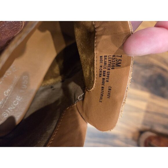 Kork-Ease Ryder Ankle Boots Leather Womens Sz 7.5 Brown Boho Pirate - Picture 9 of 16